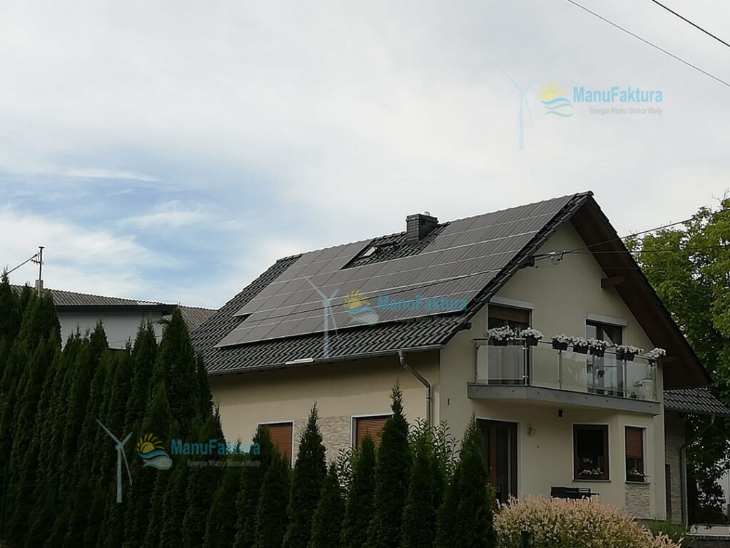 Fotowoltaika Biała Prudnicka 9,90 kWp Solaredge Opolskie - instalacja fotowoltaiki dla domu jednorodzinnego