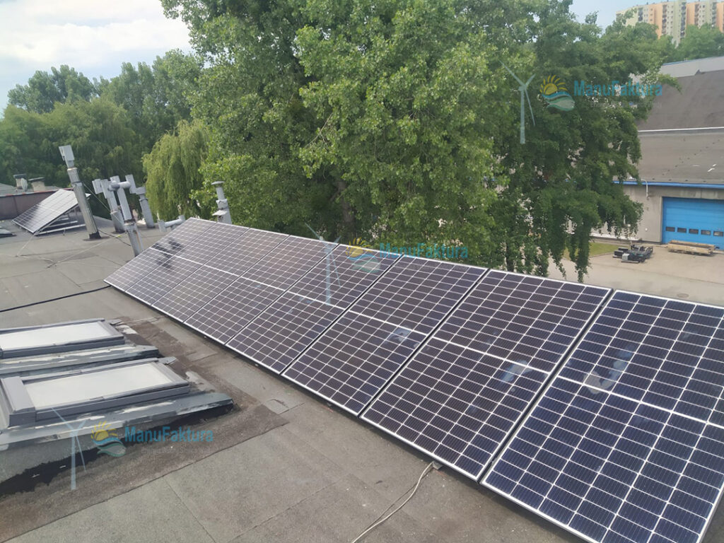 Fotowoltaika Katowice 4 kWp - instalacja paneli słonecznych na budynku firmy