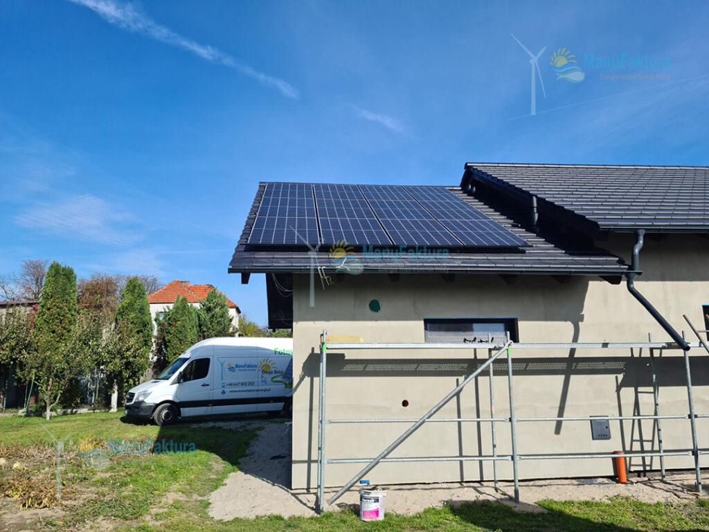 Fotowoltaika Goświnowice 6,40 kWp - instalacja fotowoltaiki na domu jednorodzinnym