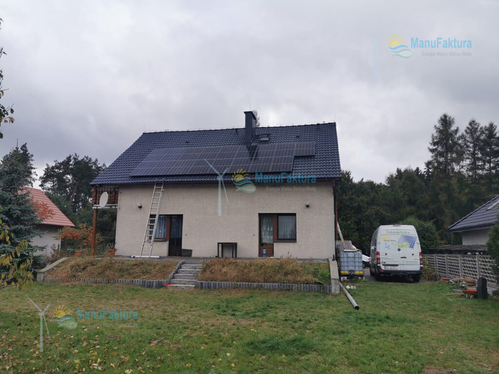 Fotowoltaika Mechnica 6,46 kWp - instalacja fotowoltaiki dla domu jednorodzinnego