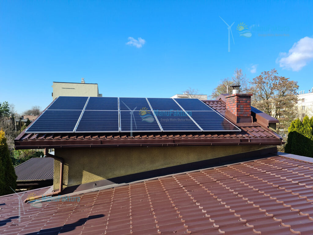 Fotowoltaika Sosnowiec 9 kWp - instalacja paneli słonecznych na domu jednorodzinnym