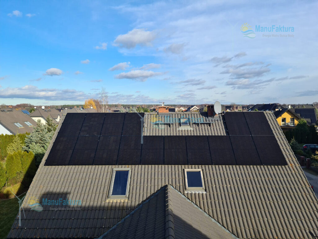 Fotowoltaika Opole 9,9 kWp - instalacja paneli fotowoltaicznych na dachu domu