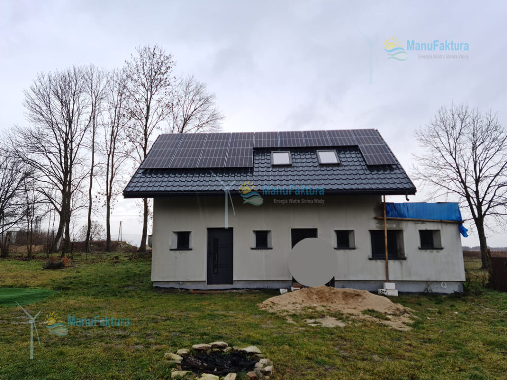 Fotowoltaika Okołowice 5,35 kWp - instalacja fotowoltaiki na dachu domu jednorodzinnego