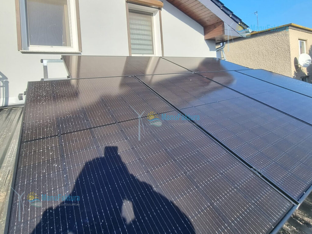 Fotowoltaika Kędzierzyn Koźle 9,9 kWp - instalacja paneli słonecznych na przybudówce