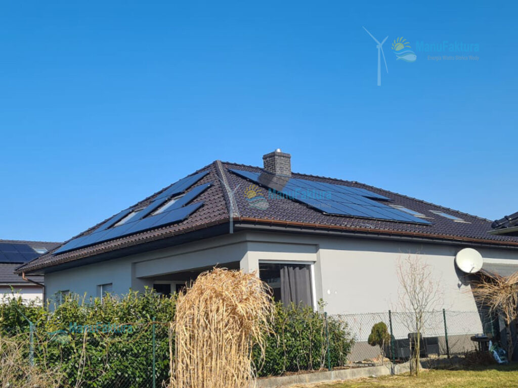 Fotowoltaika Krapkowice 9,9 kWp - instalacja paneli słonecznych na domu jednorodzinnym