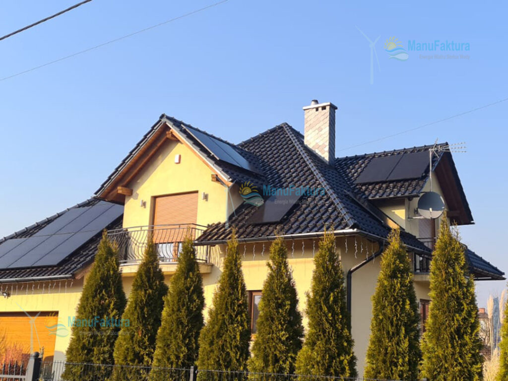 Fotowoltaika Opole 5,6 kWp - instalacja paneli słonecznych na domu jednorodzinnym