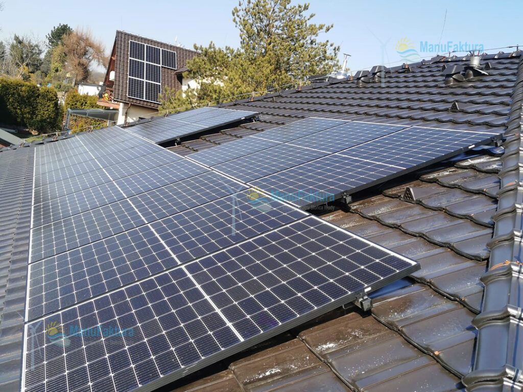 Fotowoltaika Ruda Śląska 8 kWp - instalacja paneli słonecznych na dachowce ceramicznej