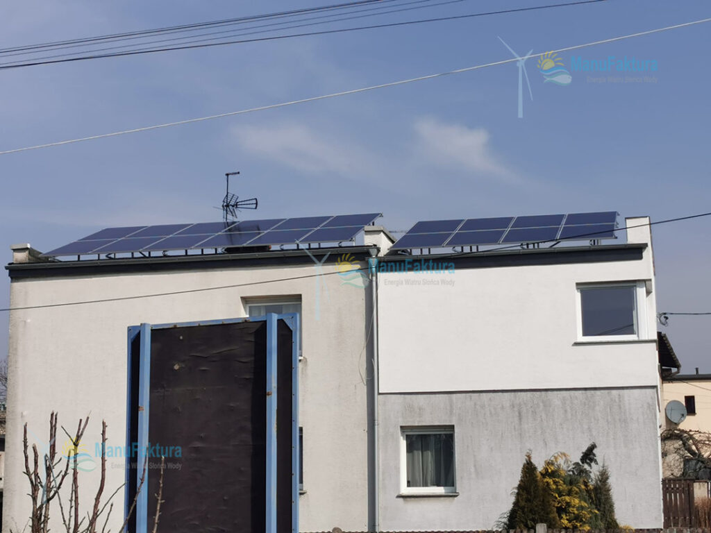 Fotowoltaika Toszek 9,4 kWp - panele słoneczne na domu jednorodzinnym