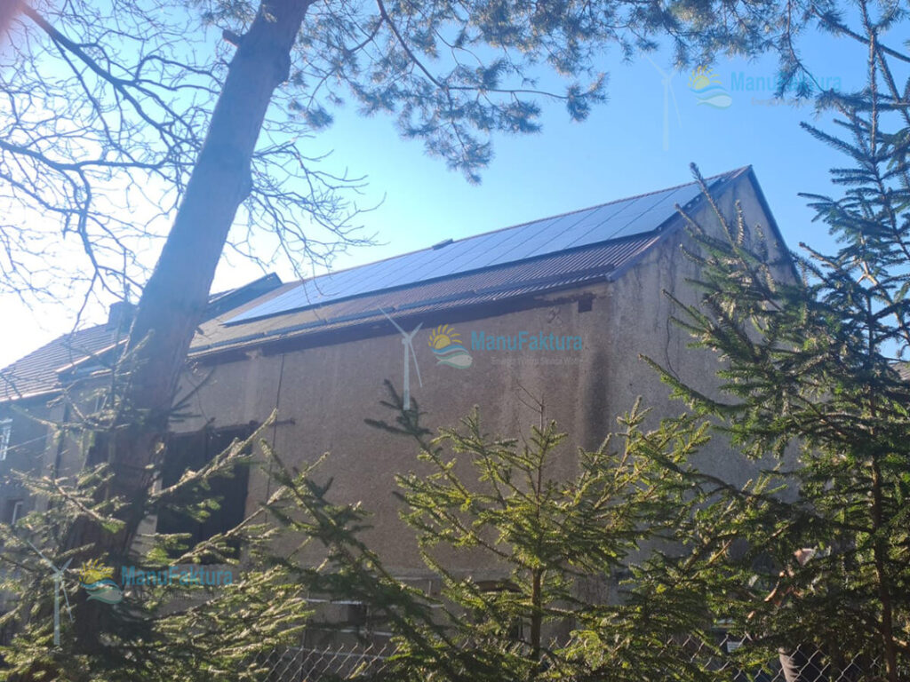 Fotowoltaika Gierałtowice 9,9 kWp - instalacja paneli słonecznych na budynku jednorodzinnym