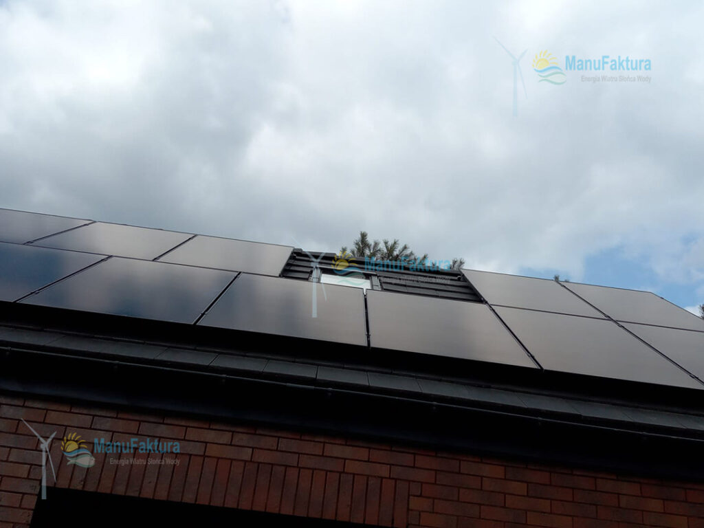 Fotowoltaika Mikołów 4 kWp - instalacja czarnych paneli słonecznych