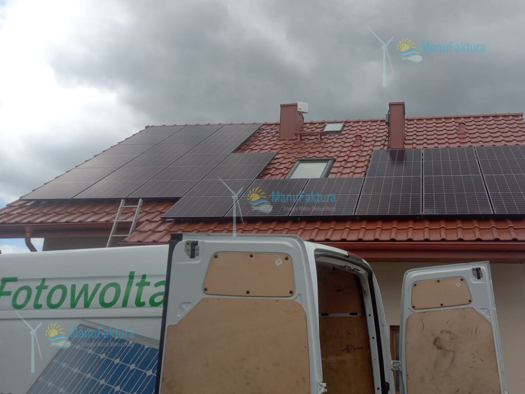 Fotowoltaika Bystrzyca 9,90 kWp dolnośląskie - panele słoneczne montaż na dachu domu