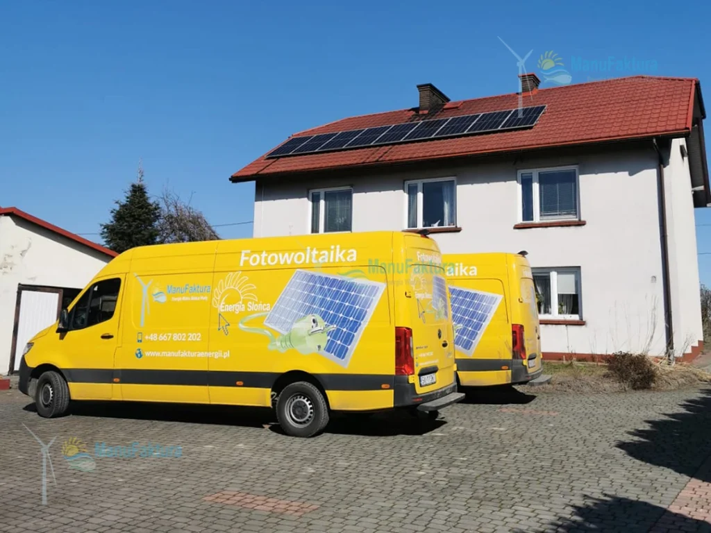 Fotowoltaika Jerzmanowice 4 kWp małopolska - montaż paneli słonecznych na dachu domu jednorodzinnego